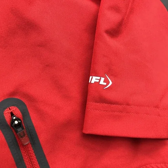 Defenders Jacket Mens 4XL Red IFL Under Armour Full Zip Player Issued